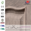 JHK-M01 Convex Texture Straight Line 16.8mm Depth Classic Africa Sapelli Natural Veneer Door Panel